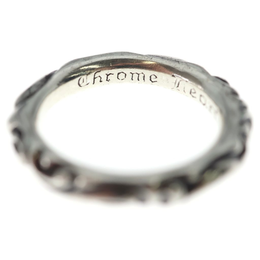 Chrome Hearts Scrl Band Scroll Ring Silver — view 5