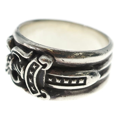 Chrome Hearts Dagger Ring Silver