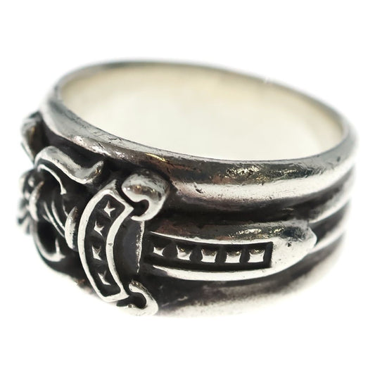Chrome Hearts Dagger Ring Silver