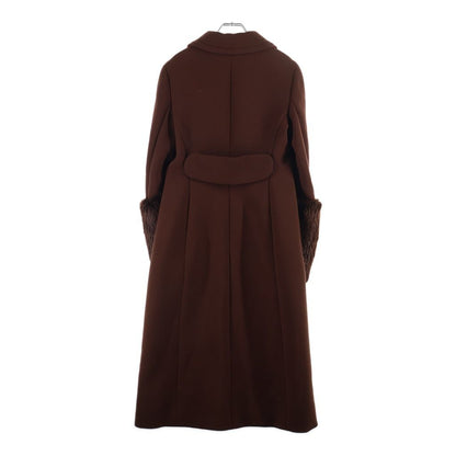 Prada Gray Scontimental Duffel Coat Brown 40 — view 2