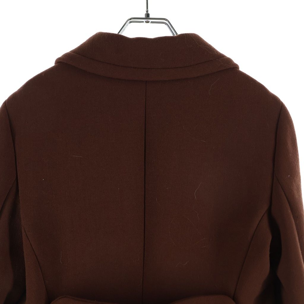 Prada Gray Scontimental Duffel Coat Brown 40 — view 4