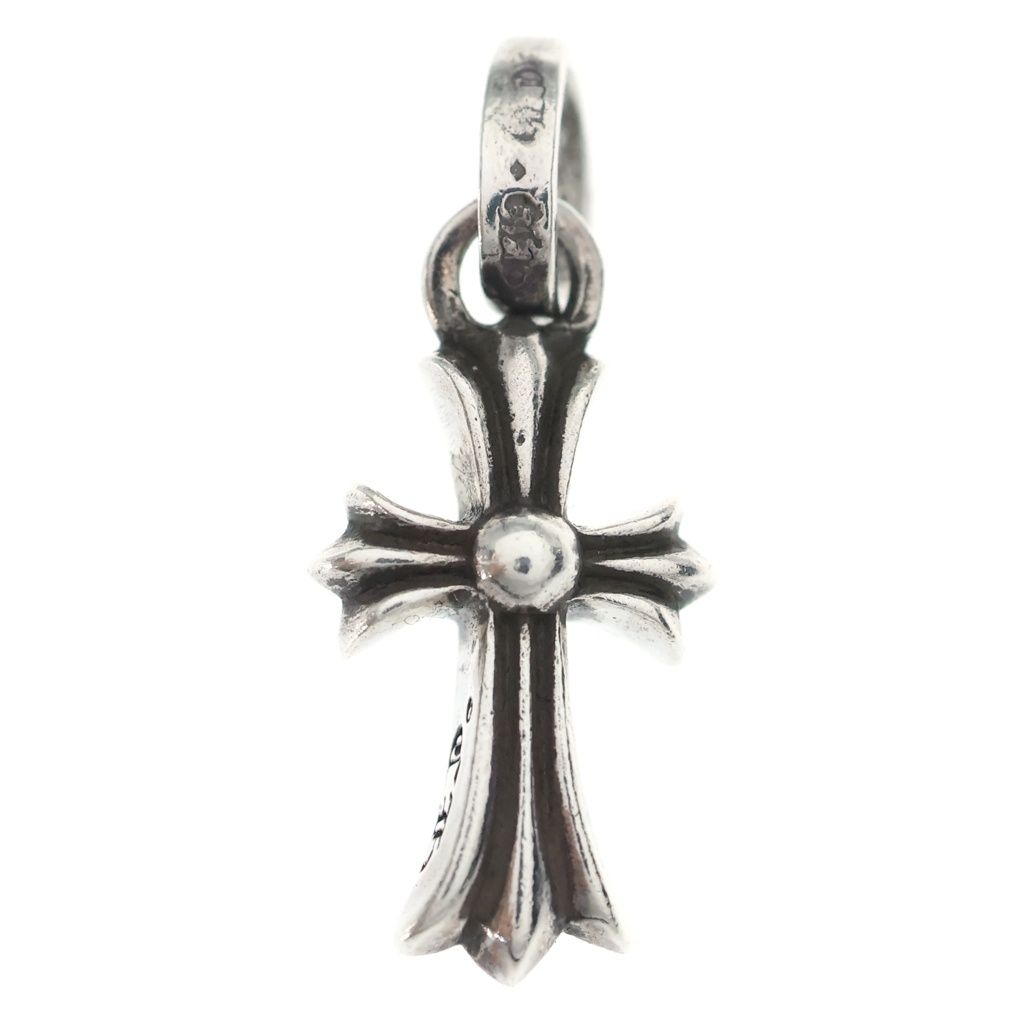 Chrome Hearts Crs Baby Fat Cross Pendant Top Silver — view 2