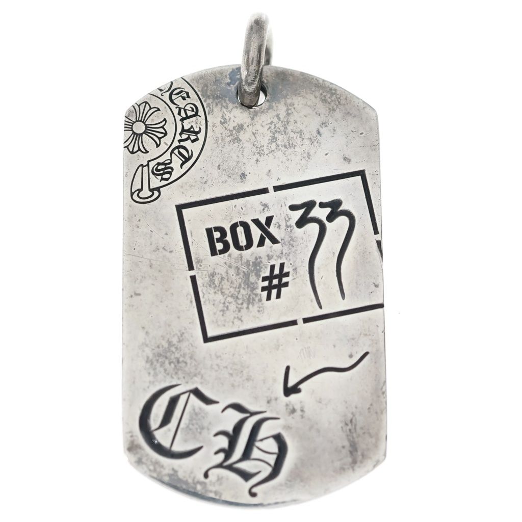 Chrome Hearts Dog Tag Aoyama CH Blue Mountain Anniversary Dog Tag Necklace Top