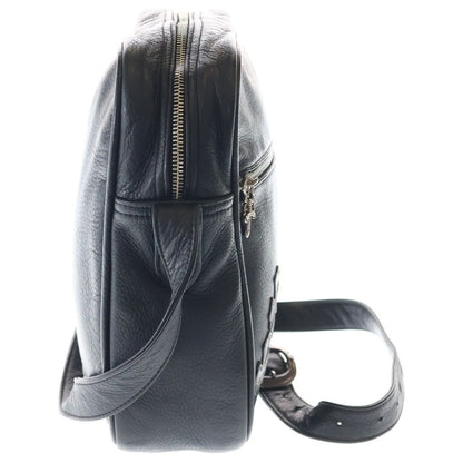 Chrome Hearts Taka Cem Cemetery Cross Patch Leather Shoulder Bag Black — view 3