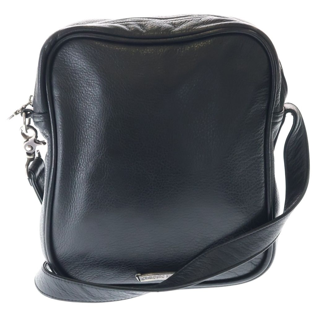 Chrome Hearts Taka Cem Cemetery Cross Patch Leather Shoulder Bag Black — view 2