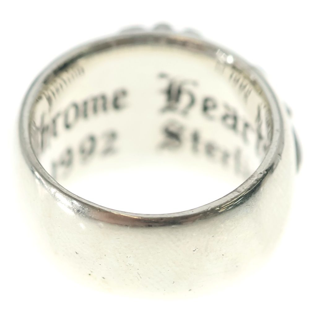Chrome Hearts Flrl Crs Floral Cross Ring Silver — view 2