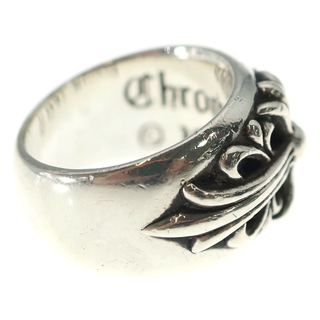 Chrome Hearts Flrl Crs Floral Cross Ring Silver — view 3