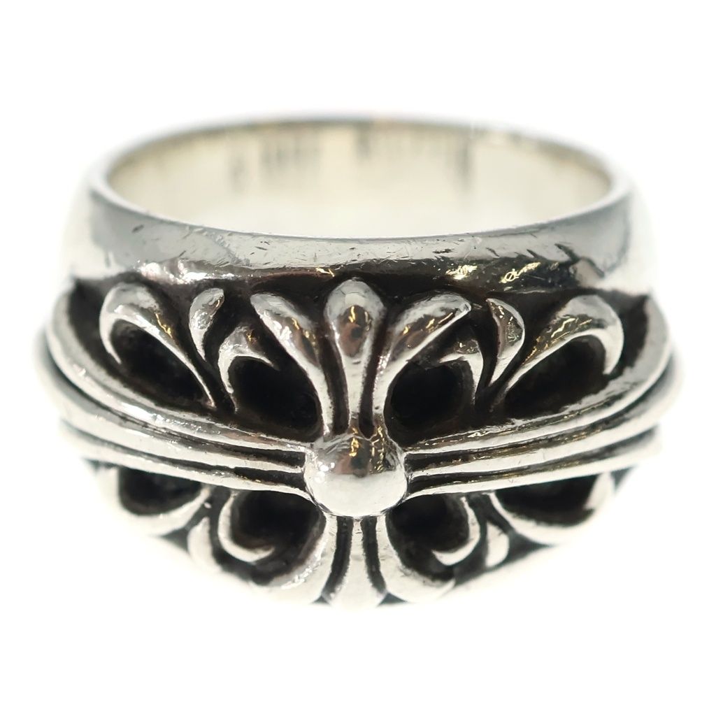 Chrome Hearts Flrl Crs Floral Cross Ring Silver — view 4