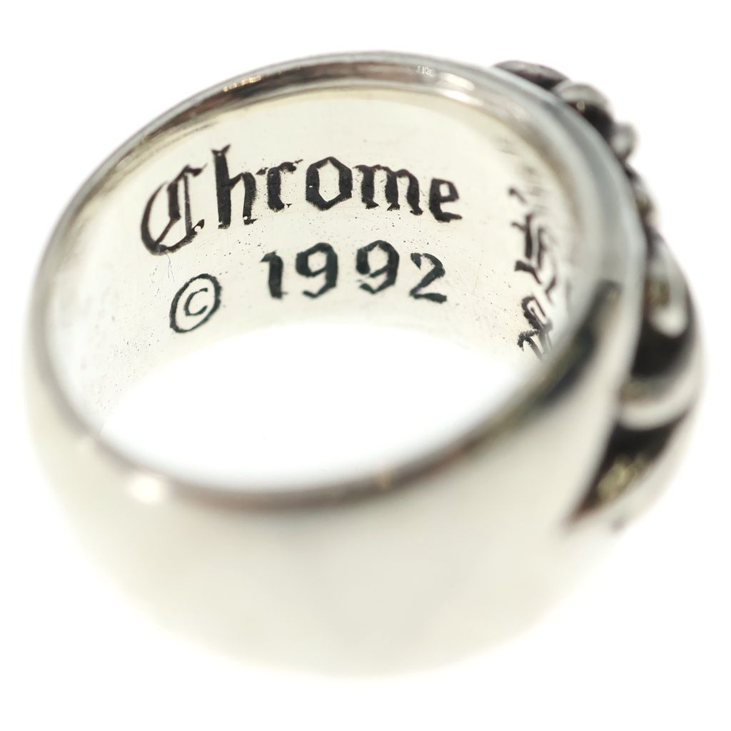 Chrome Hearts Flrl Crs Floral Cross Ring Silver — view 5