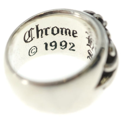 Chrome Hearts Flrl Crs Floral Cross Ring Silver — view 5