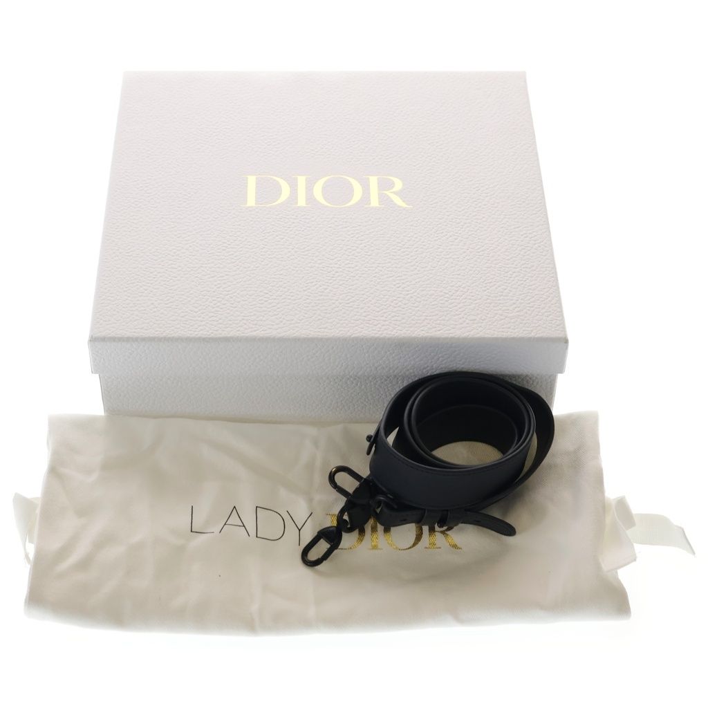 Dior Lady Ultra Matte 2-Way Shoulder Bag Black Lambskin — view 8