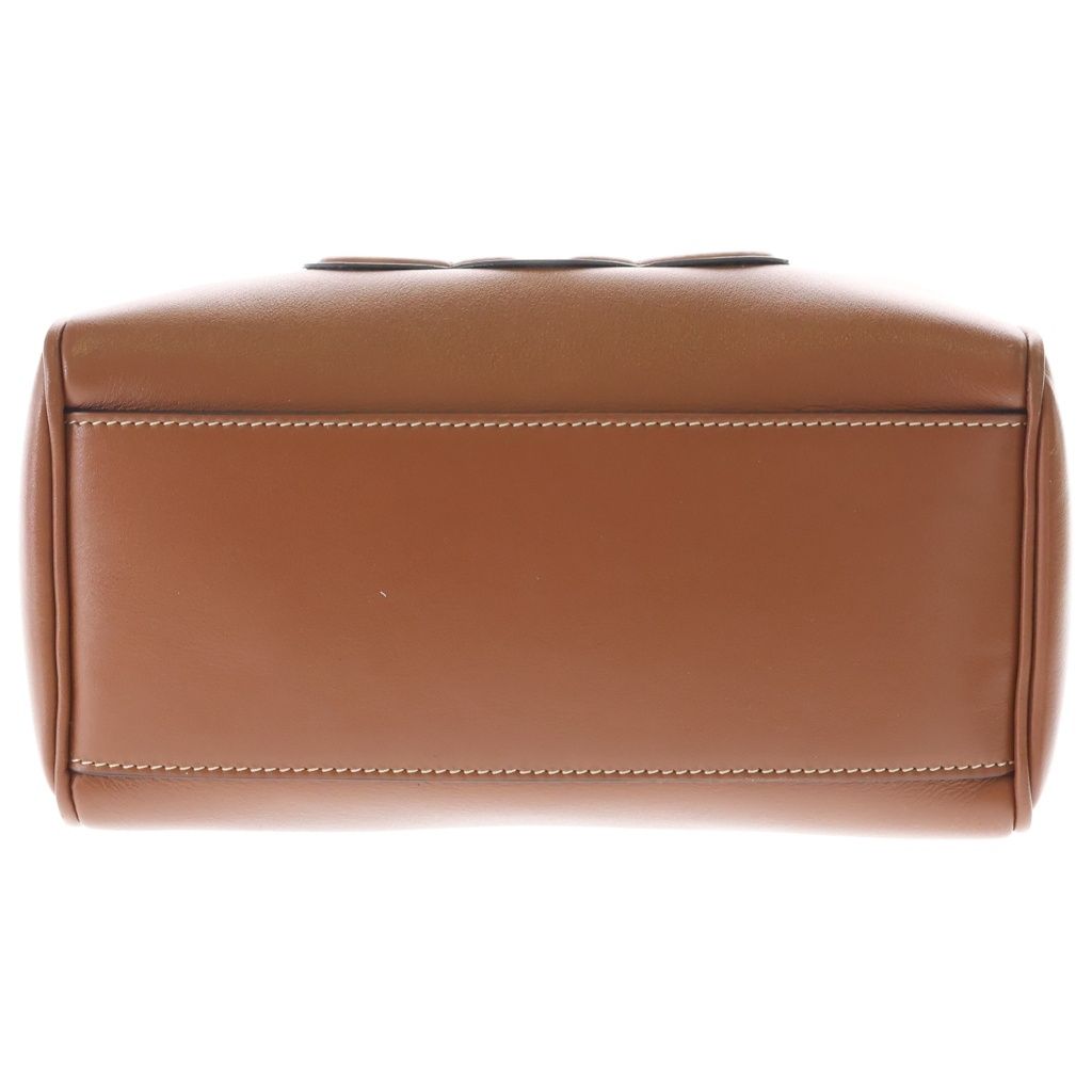 Celine Mini Boston Bag Cuill 2-Way Brown Leather Tan Gold — view 5