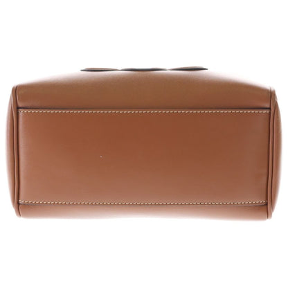 Celine Mini Boston Bag Cuill 2-Way Brown Leather Tan Gold — view 5