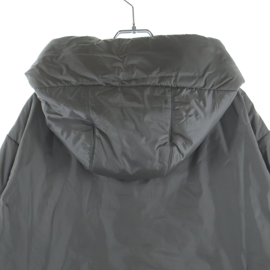 Max Mara Hooded Puffer Jacket Gray — view 4