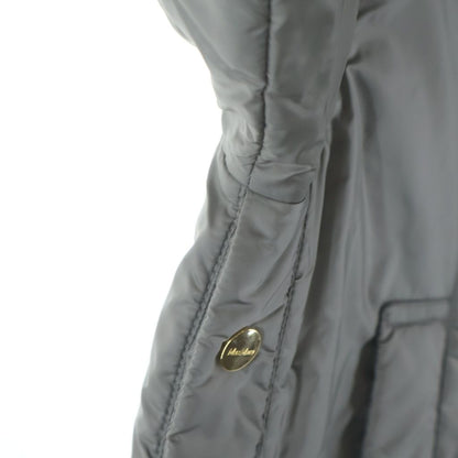 Max Mara Hooded Puffer Jacket Gray — view 6
