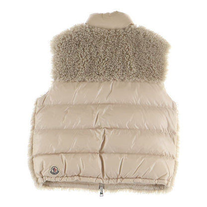 Moncler Planeze Boa Replacement Down Jacket Vest Beige — view 2