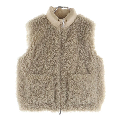Moncler Planeze Boa Replacement Down Jacket Vest Beige