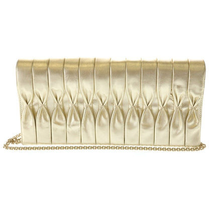 Chanel CC Logo Chain Mini Shoulder Bag Gold Leather — view 2