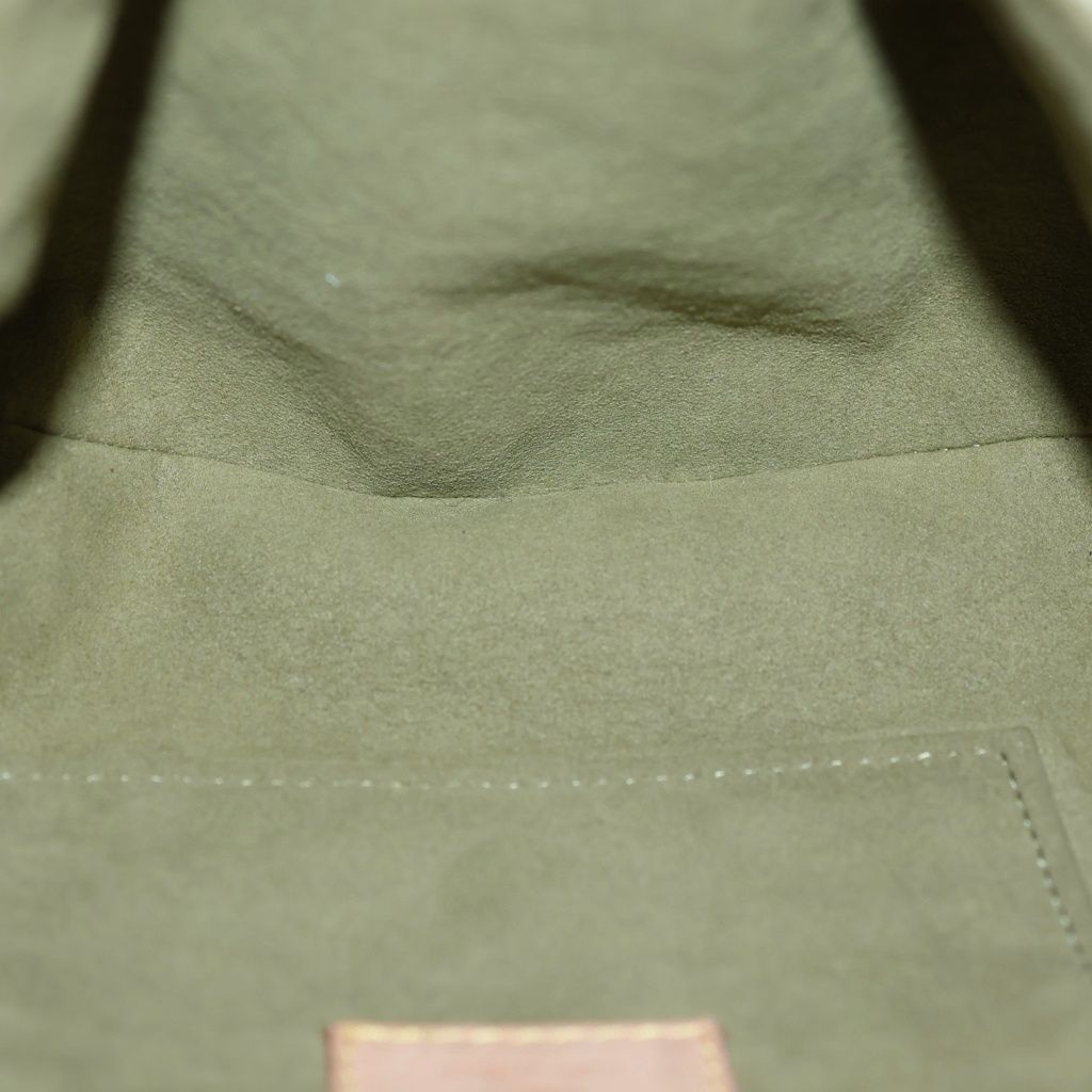 Louis Vuitton Monogram Denim Mini Pleaty Riken Shoulder Bag Yellow Green — view 4