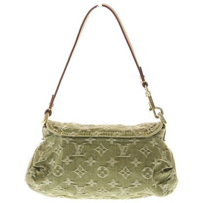 Louis Vuitton Monogram Denim Mini Pleaty Riken Shoulder Bag Yellow Green — view 2