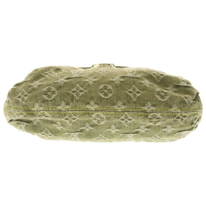 Louis Vuitton Monogram Denim Mini Pleaty Riken Shoulder Bag Yellow Green — view 5