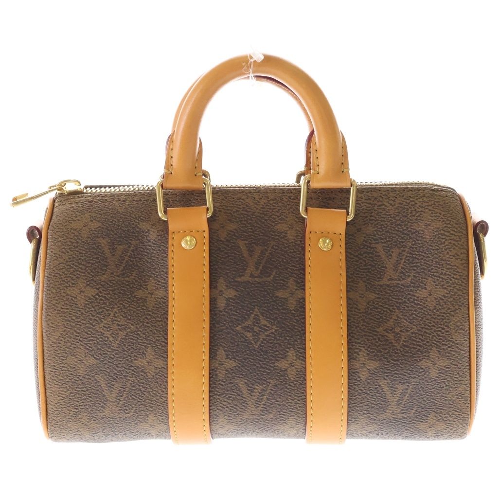 Louis Vuitton Keepall Bandouliere 25 Monogram Defile Handbag Leather Gold