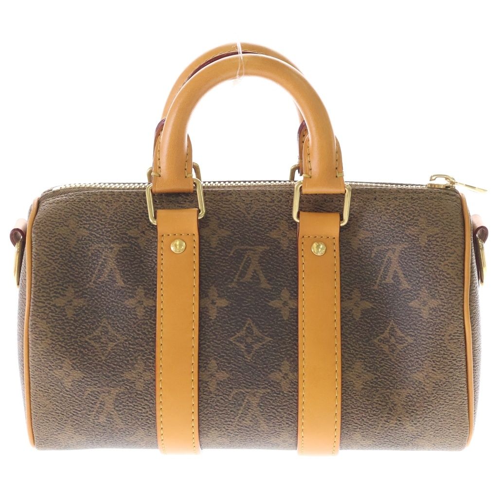 Louis Vuitton Keepall Bandouliere 25 Monogram Defile Handbag Leather Gold — view 2