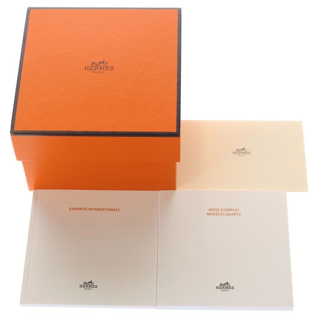 Hermes Cape Cod Chaine D'ancre Black Dial Diamond Bezel Stainless Steel Leather — view 6