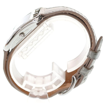 Hermes Cape Cod Chaine D'ancre Black Dial Diamond Bezel Stainless Steel Leather — view 3