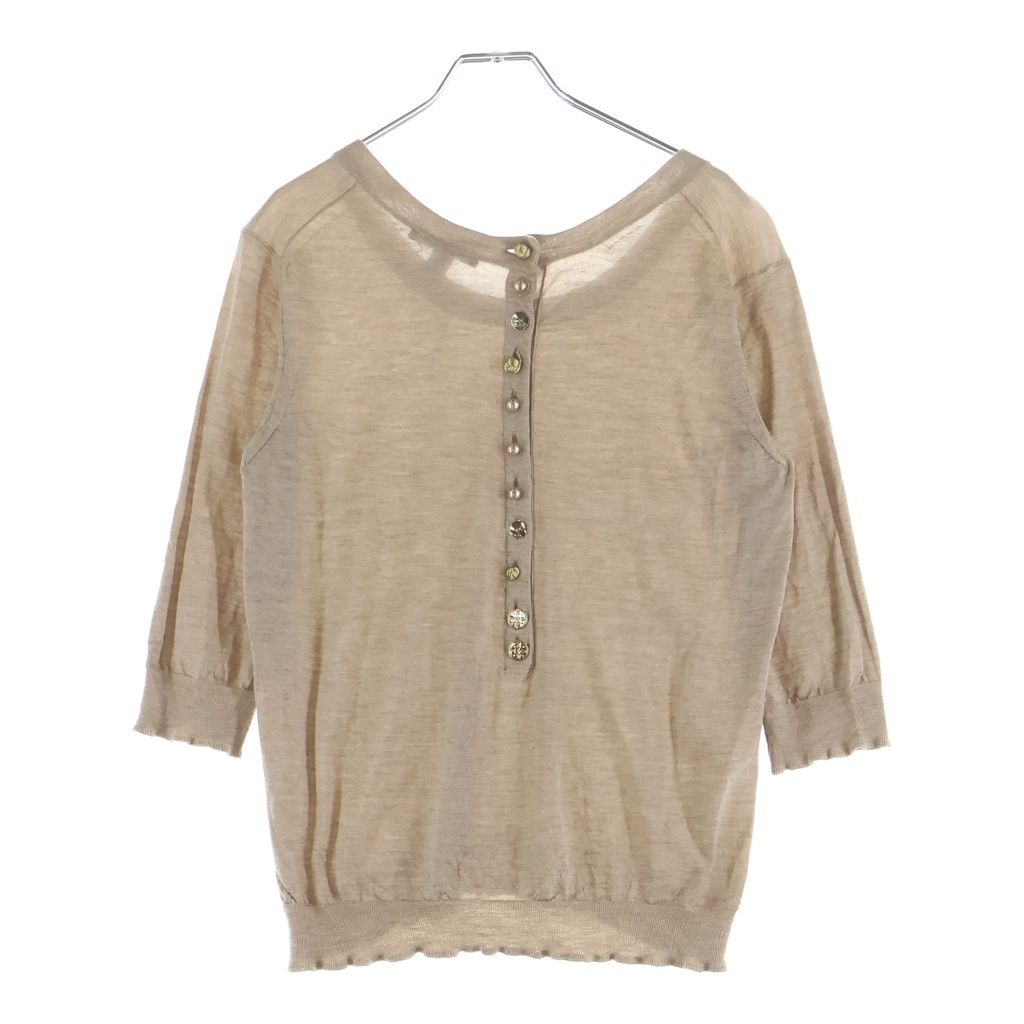 Louis Vuitton Silk Blend Cashmere Button Sweater — view 2
