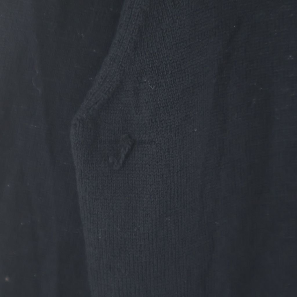 Prada Wool Knit Long Sleeve Cardigan Black — view 5