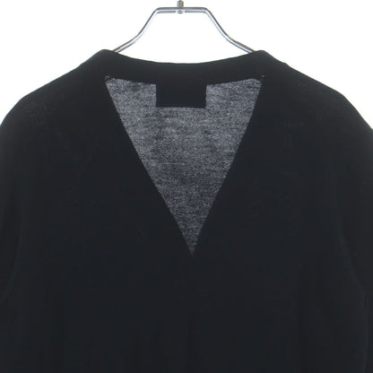 Prada Wool Knit Long Sleeve Cardigan Black — view 4