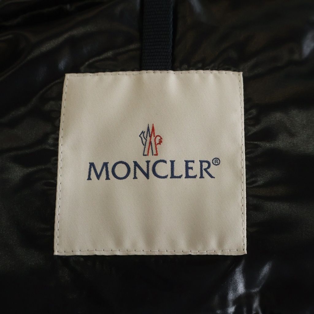 Moncler Urbel Tweed Short Down Jacket Black — view 7