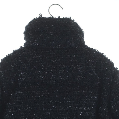 Moncler Urbel Tweed Short Down Jacket Black — view 4