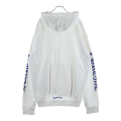 Chrome Hearts Sweatshirt HD Zip Arm Logo Zip Up Hoodie White Blue — view 2