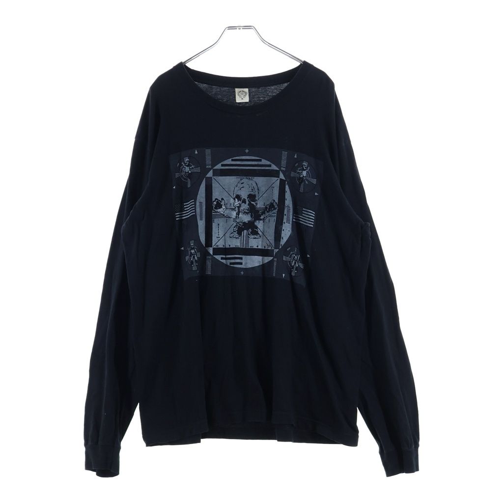 Chrome Hearts Vintage Foti Skeleton Print L S Tee Double Sided Long Sleeve