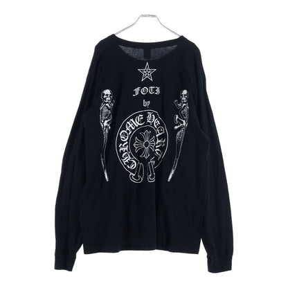 Chrome Hearts Vintage Foti Skeleton Print L S Tee Double Sided Long Sleeve — view 2