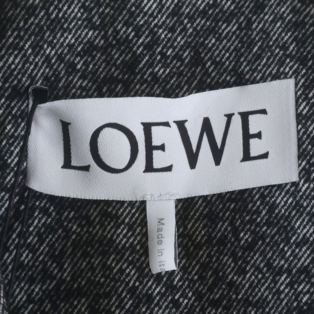 Loewe Multi Pocket Wool Oversize Terre Jacket Black — view 6