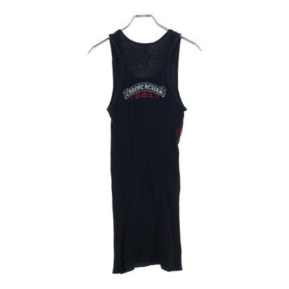 Chrome Hearts Vintage Scrl Logo Tank Scroll Top Sleeveless Black