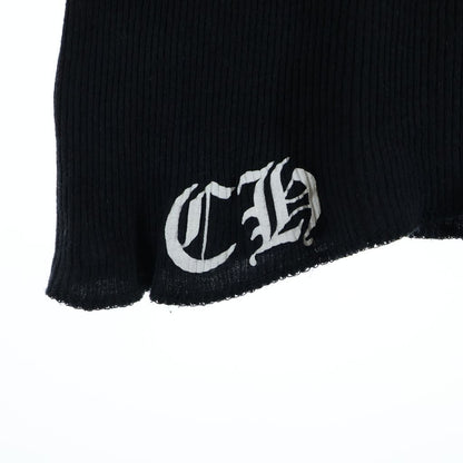 Chrome Hearts Vintage Scrl Logo Tank Scroll Top Sleeveless Black — view 5
