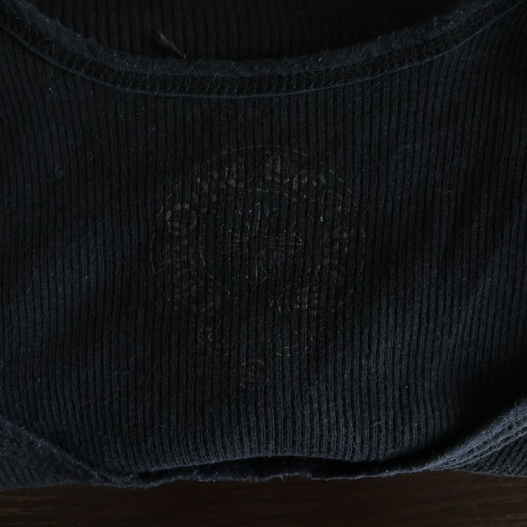 Chrome Hearts Vintage Scrl Logo Tank Scroll Top Sleeveless Black — view 8