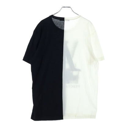 Louis Vuitton Peaceandlove Short Sleeve T-Shirt White Black Fmb — view 2