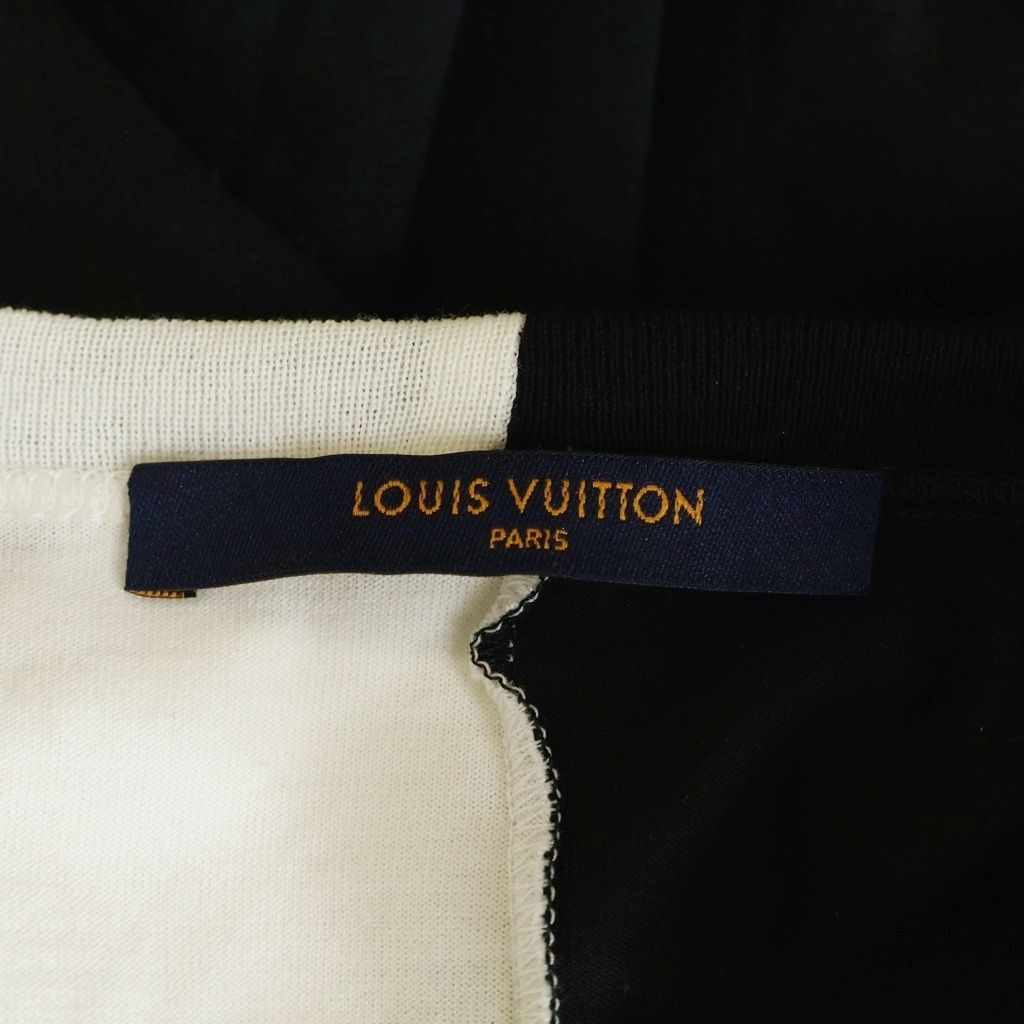 Louis Vuitton Peaceandlove Short Sleeve T-Shirt White Black Fmb — view 6