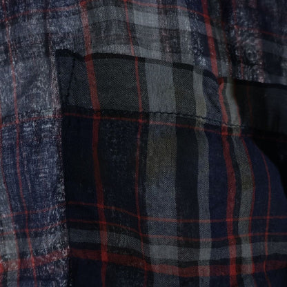 Chrome Hearts Looseends LS Loose End Plaid Pattern BS Button Long Sleeve Shirt — view 4