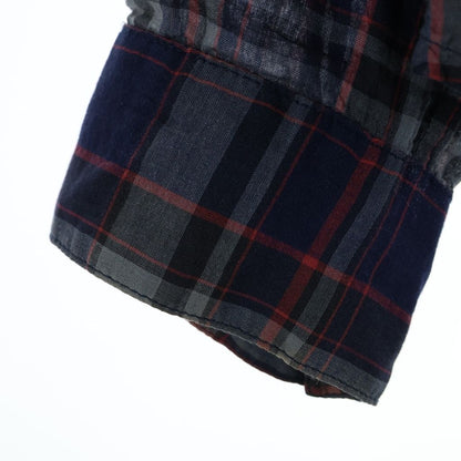Chrome Hearts Looseends LS Loose End Plaid Pattern BS Button Long Sleeve Shirt — view 6