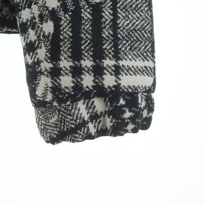 Louis Vuitton Monogram Plaid Zip Up Jacket Shirt Black White Vhs — view 5