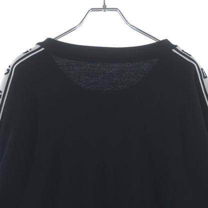 Dolce & Gabbana Crew Neck Logo Sleeve Line Sweatshirt Black — view 4