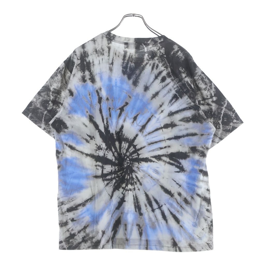 Celine Tie Dye Loose Cotton T-Shirt Logo Print Tie Dye All Over Pattern Crew — view 2