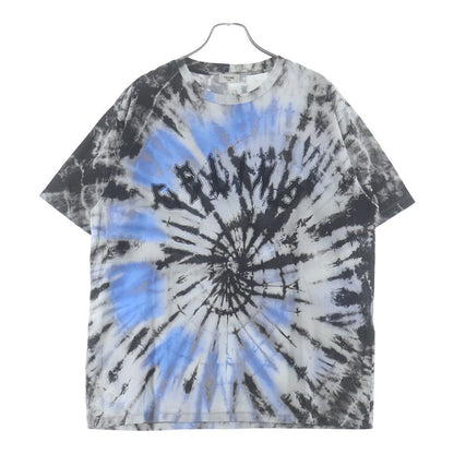 Celine Tie Dye Loose Cotton T-Shirt Logo Print Tie Dye All Over Pattern Crew