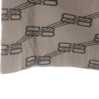 Balenciaga BB Monogram Logo All Over Pattern Shorts Beige — view 5